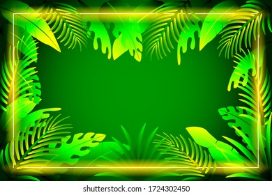 Abstrack sale de fondo con ilustración del vector neón