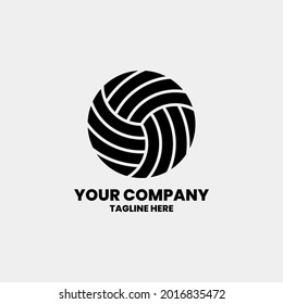 Abstrack line art logo vector