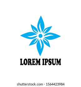Abstrack Logo Template icon Flower stock Vector
