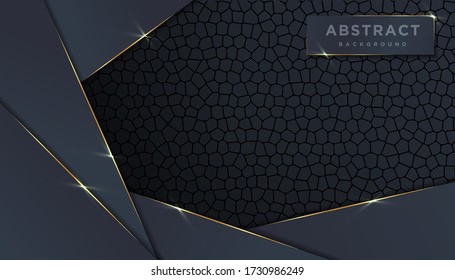 Abstrack Luxury Background Dark Blue Modern Concept 