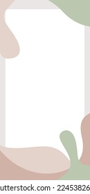 abstrakter minimalistischer Hintergrund-Portrait, weich-braune, grüne Farbe