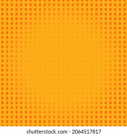 Abstrack orange halftone background design