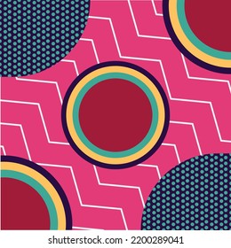 diseño de fondo de polkadot de patrón abstrack
