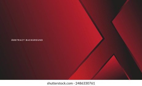 diseño de fondo de Vector rojo abstracto