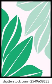 Formas abstratas e conjunto de arte de parede botânica. Tons de terra paisagens papel de parede. Decoração de parede tropical para impressões emolduradas, arte de tela, cartazes, decoração de casa, capas e papel de parede.