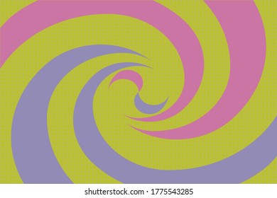 Fondo de espiral de abstrack con diseño de medio tono
