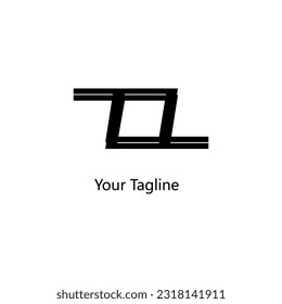 Abstrack Symbol-Logo auf weißem Hintergrund, kann für Kunstfirmen, Sport usw. verwendet werden