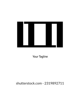 Abstrack Symbol logo on white background, can be used for art companies, sports, etc