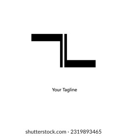 Abstrack Symbol logo on white background, can be used for art companies, sports, etc