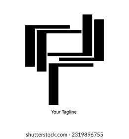 Símbolo de abstrack con fondo blanco, se puede usar para empresas de arte, deportes, etc