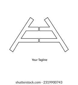 Símbolo de abstrack con fondo blanco, se puede usar para empresas de arte, deportes, etc