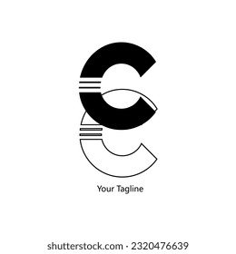 Abstrack Symbol logo on white background, can be used for art companies, sports, etc
