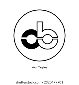 Abstrack Symbol logo on white background, can be used for art companies, sports, etc