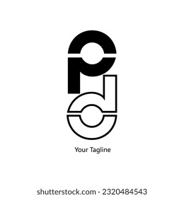 Abstrack Symbol logo on white background, can be used for art companies, sports, etc