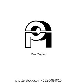 Símbolo de abstrack con fondo blanco, se puede usar para empresas de arte, deportes, etc