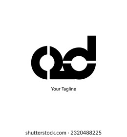 Abstrack Symbol logo on white background, can be used for art companies, sports, etc