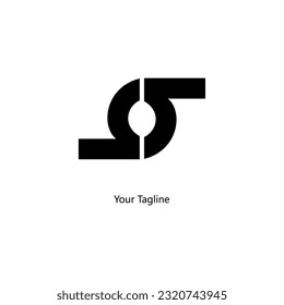 Símbolo de abstrack con fondo blanco, se puede usar para empresas de arte, deportes, etc