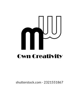 Abstrack Symbol logo on white background, can be used for art companies, sports, etc