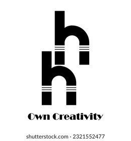 Abstrack Symbol logo on white background, can be used for art companies, sports, etc