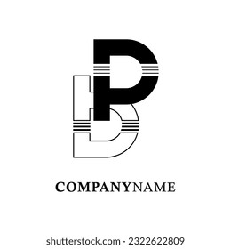 Abstrack Symbol logo on white background, can be used for art companies, sports, etc