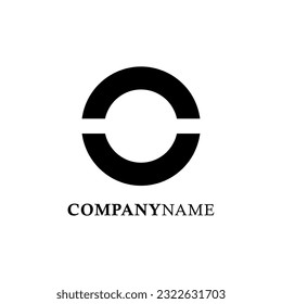 Abstrack Symbol logo on white background, can be used for art companies, sports, etc