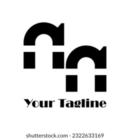 Abstrack Symbol-Logo auf weißem Hintergrund, kann für Kunstfirmen, Sport usw. verwendet werden
