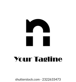 Abstrack Symbol-Logo auf weißem Hintergrund, kann für Kunstfirmen, Sport usw. verwendet werden