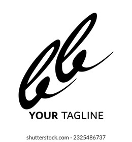Abstrack Symbol logo on white background, can be used for art companies, sports, etc