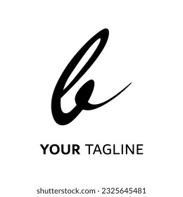Abstrack Symbol logo on white background, can be used for art companies, sports, etc