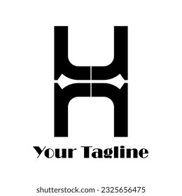 Abstrack Symbol logo on white background, can be used for art companies, sports, etc