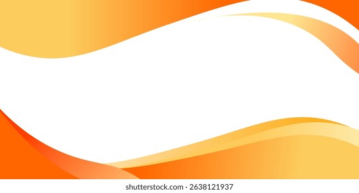Abstrack wave yellow orange . flayer . presentationn . modern design trendy