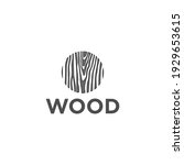 abstrack wooden design that can be used as the letter O