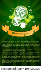 Abstrackt of St.Patrick's Day Background. Vector and Illustration, EPS 10.