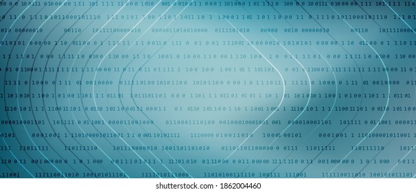 Abstract 0 1 digits big data tech vector background with fluid gradient. Zero, one numbers cyber monday sale background. 0 1 digital source code. Hacker coding concept, row matrix vector