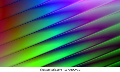 Abstract 16:9 size background with light diagonal shapes. Colorful layers fluid motion design.