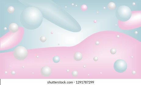 abstract 16x9 background with water drops, pastels