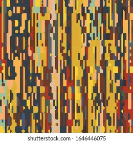 Abstraktes, flaches dynamisches Hintergrunddesign der 1970er Jahre in einfachem Retro-Stil