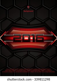 Abstract 2016 background.Vector