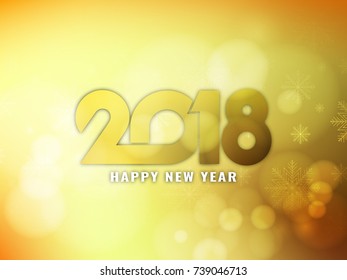 Abstract 2018 new year stylish bright background