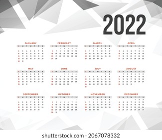 diseño de plantillas abstract 2022 para año nuevo