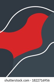 Abstrakte 2D, Hintergrundfarbe. Design-Layouts für Präsentationen, Poster, Flyer, Einladungen. (Vektor)