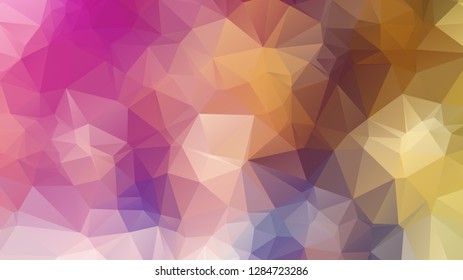 Abstract 2D geometric colorful background ,Colorful swirl rainbow polygon background.