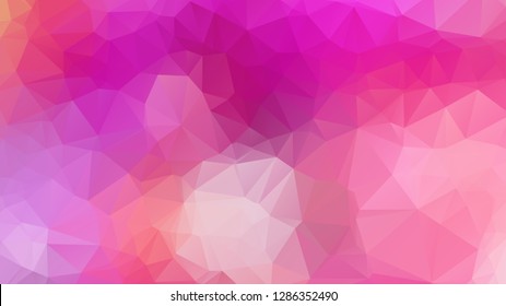 Abstract 2D geometric colorful background ,Colorful swirl rainbow polygon background.