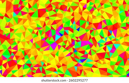 Abstract 2D Geometric Colorful Background