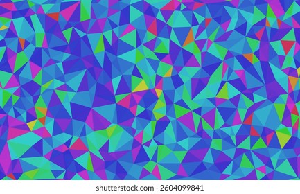 Abstract 2D Geometric Colorful Background