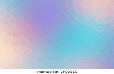 Abstract 2D geometric colorful background. Lowpoly vector background