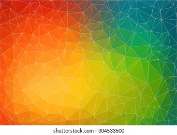 Abstract 2D geometric colorful background for web design