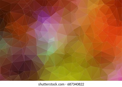 Abstract 2D geometric colorful background for web design