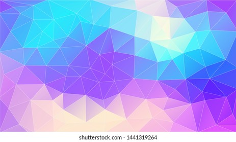 Abstract 2D triangle geometric background Vector EPS 10