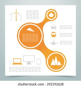 Abstract 3 Circle Links Infographic 1
